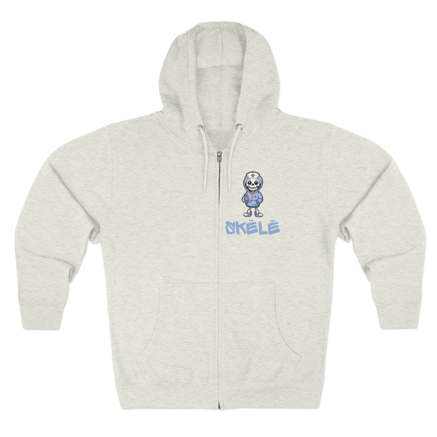 SKëLē Unisex Zip-Up Nurse Hoodie