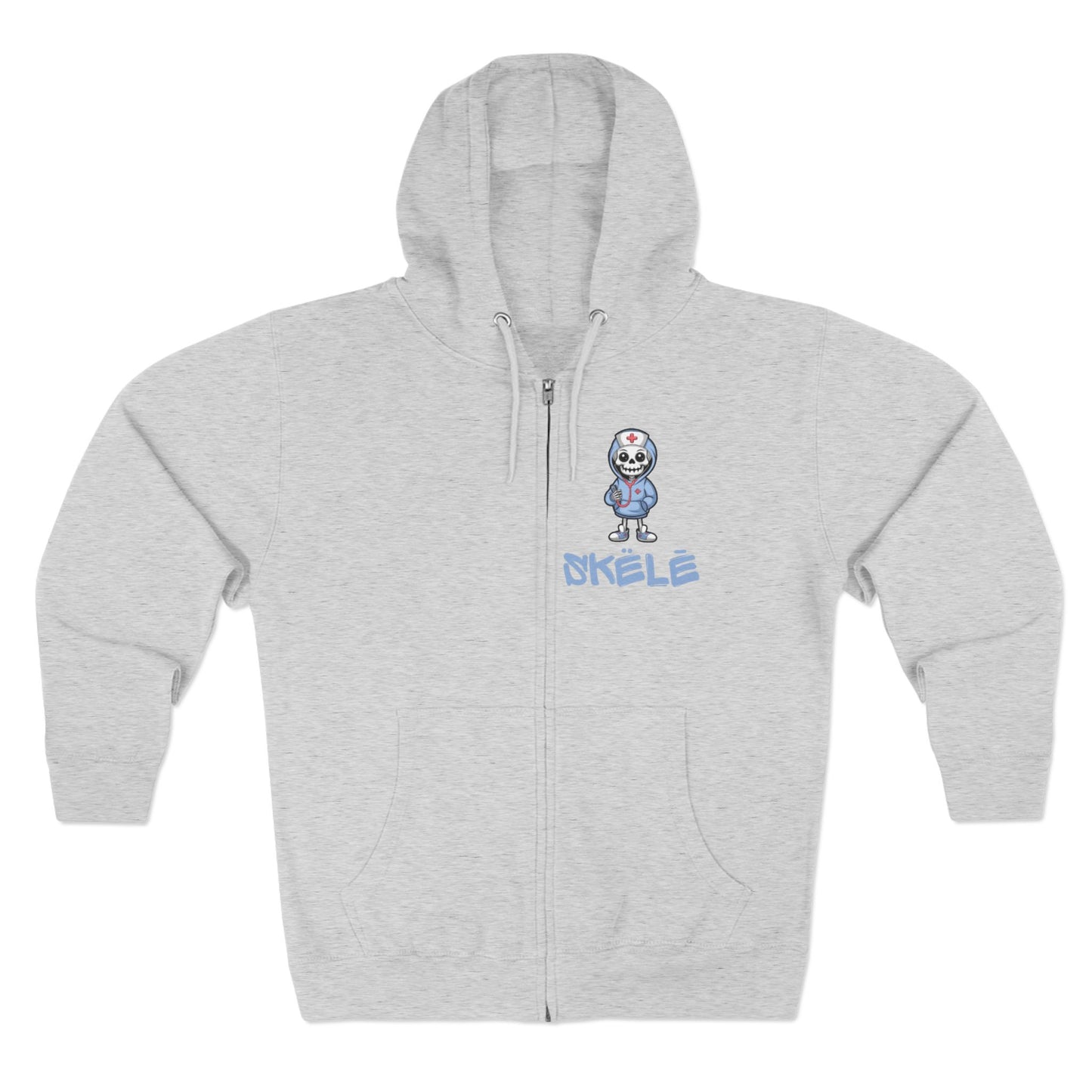 SKëLē Unisex Zip-Up Nurse Hoodie