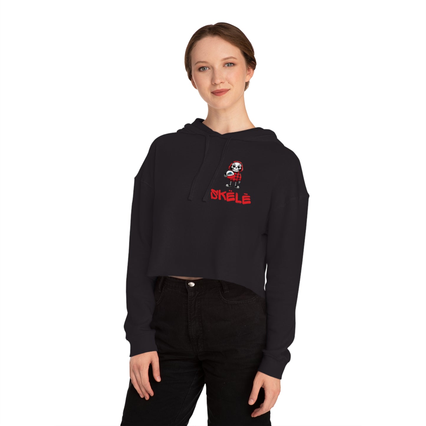 SKëLē Cropped Trucker Hoodie