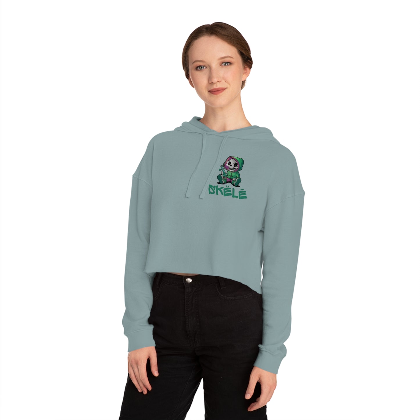 SKëLē Cropped Wax Bong Hoodie