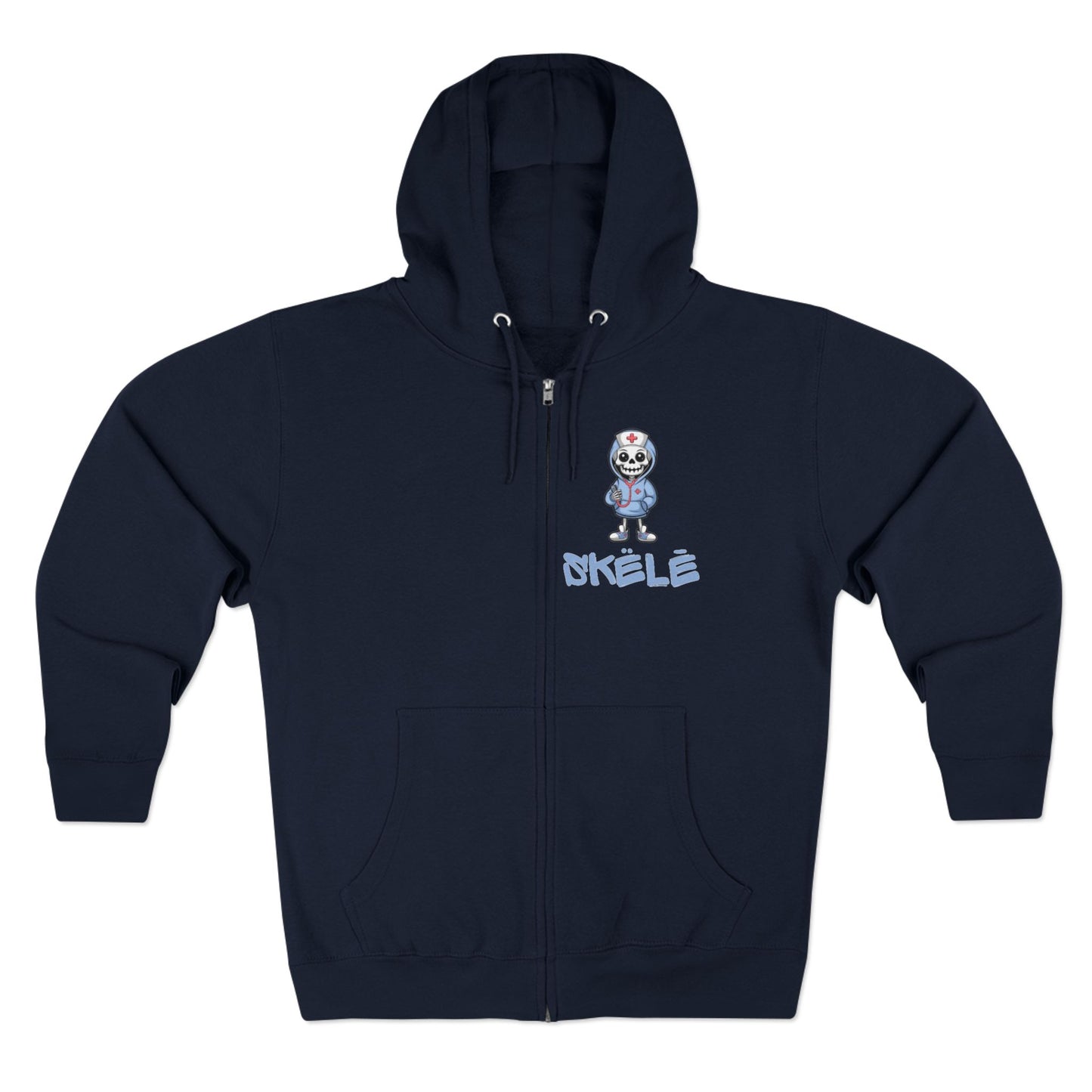 SKëLē Unisex Zip-Up Nurse Hoodie