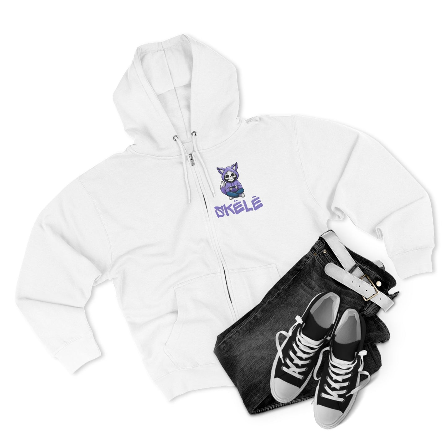 SKëLē Unisex Zip-Up Gamer Hoodie