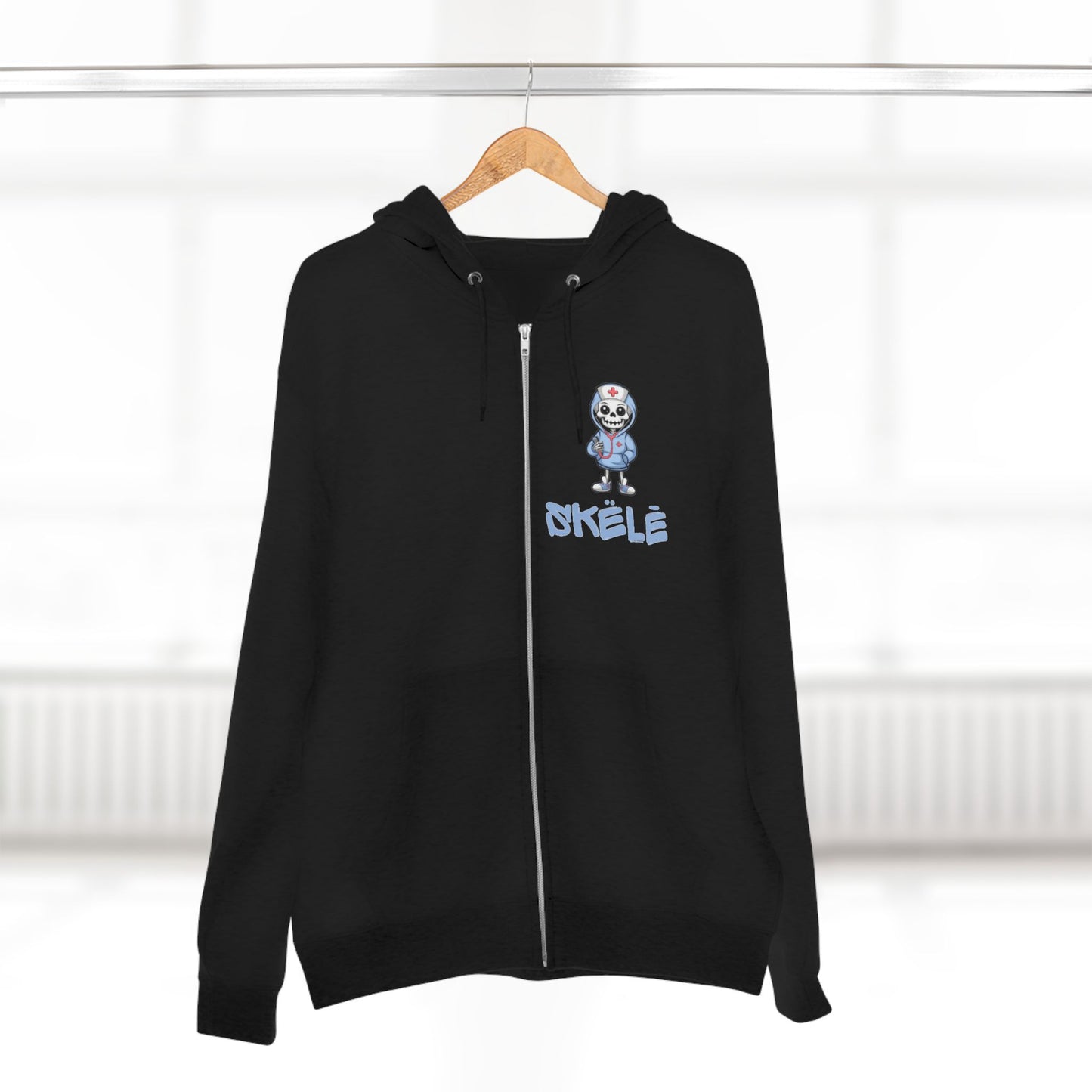 SKëLē Unisex Zip-Up Nurse Hoodie