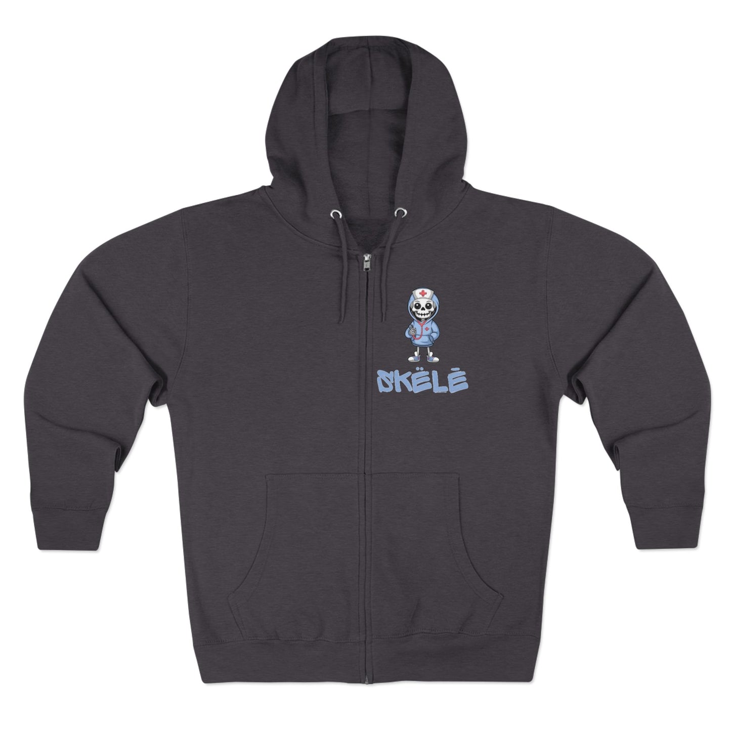 SKëLē Unisex Zip-Up Nurse Hoodie