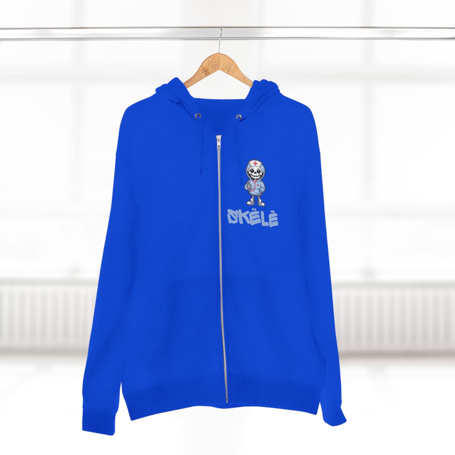 SKëLē Unisex Zip-Up Nurse Hoodie