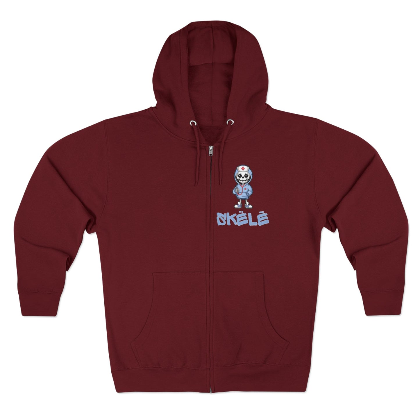 SKëLē Unisex Zip-Up Nurse Hoodie