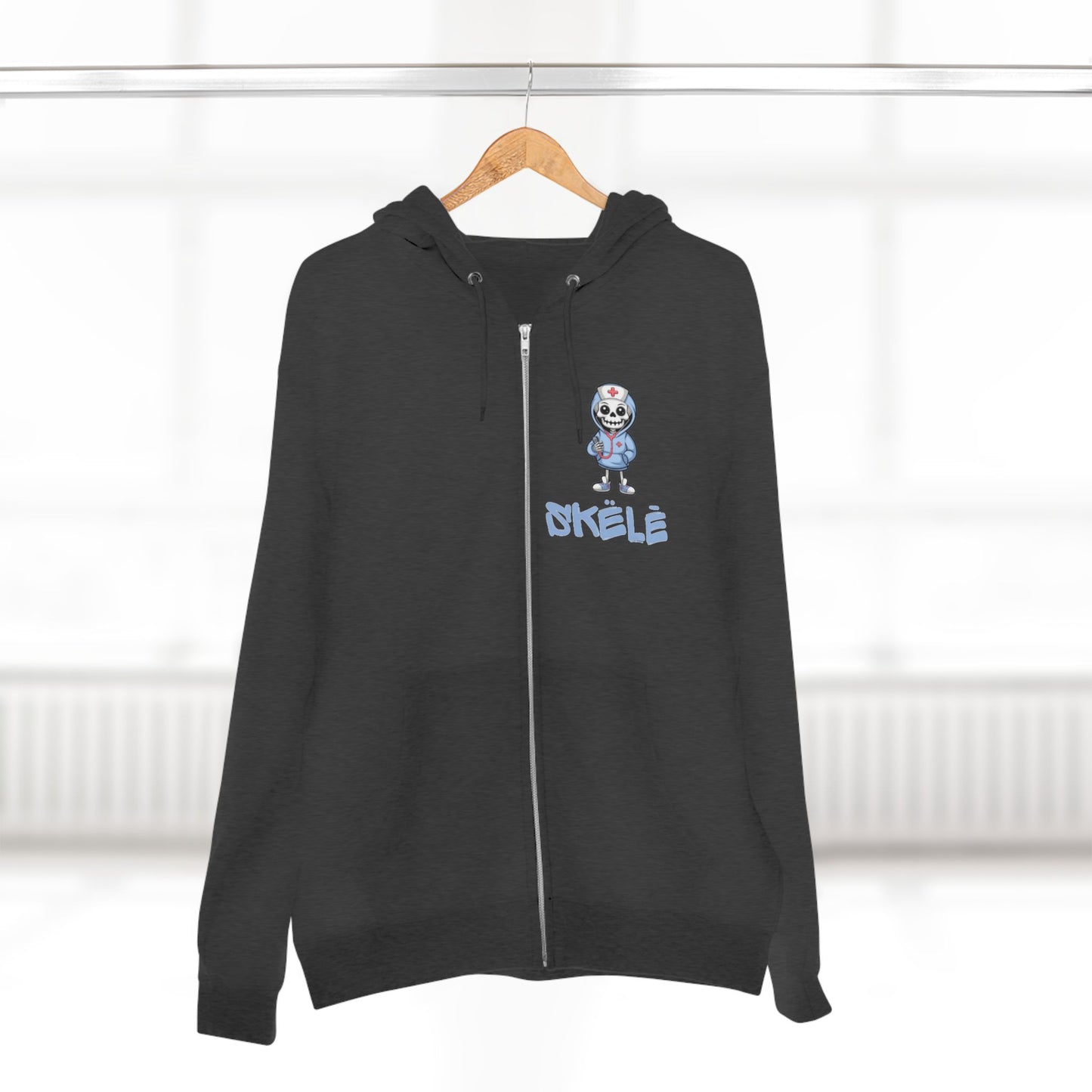 SKëLē Unisex Zip-Up Nurse Hoodie