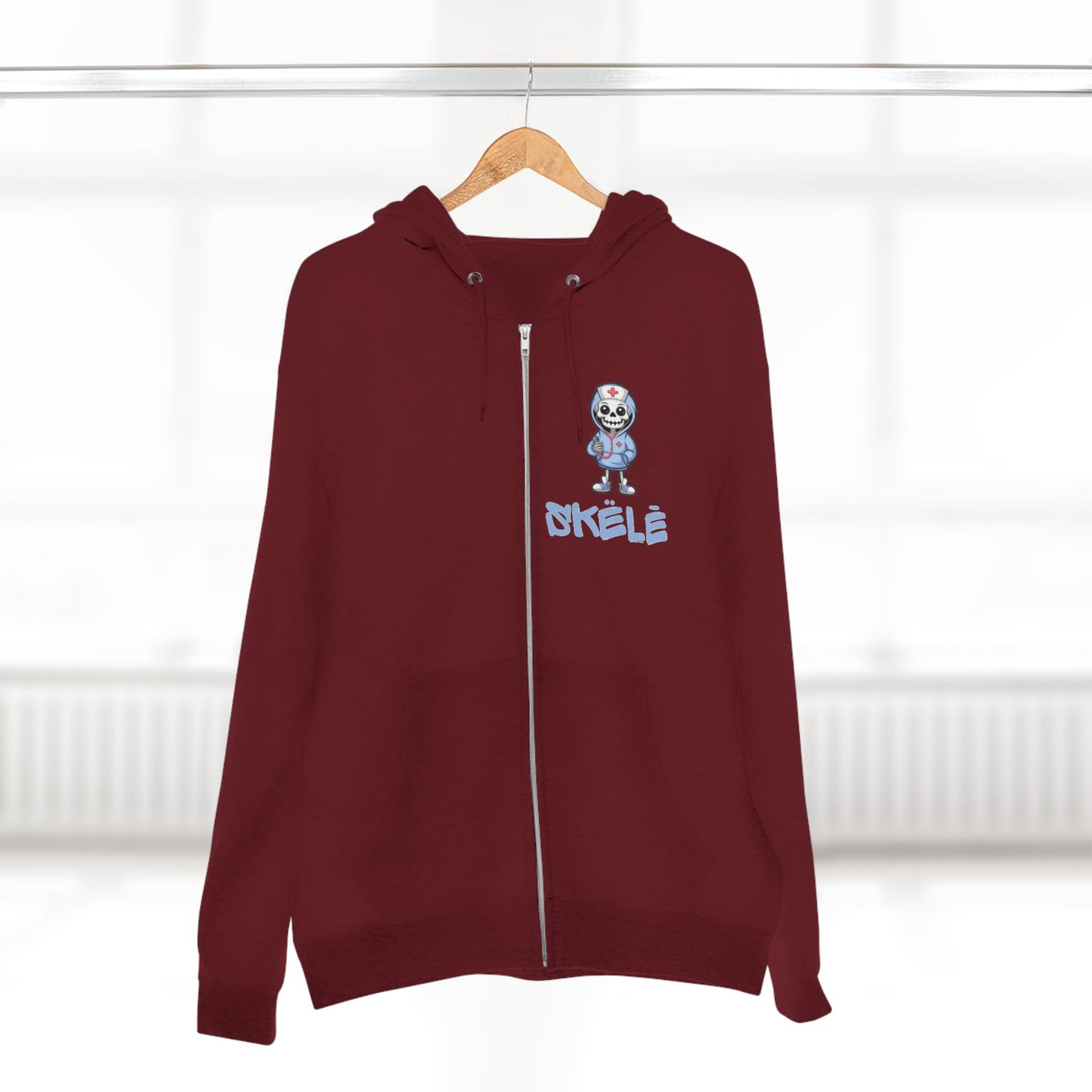SKëLē Unisex Zip-Up Nurse Hoodie
