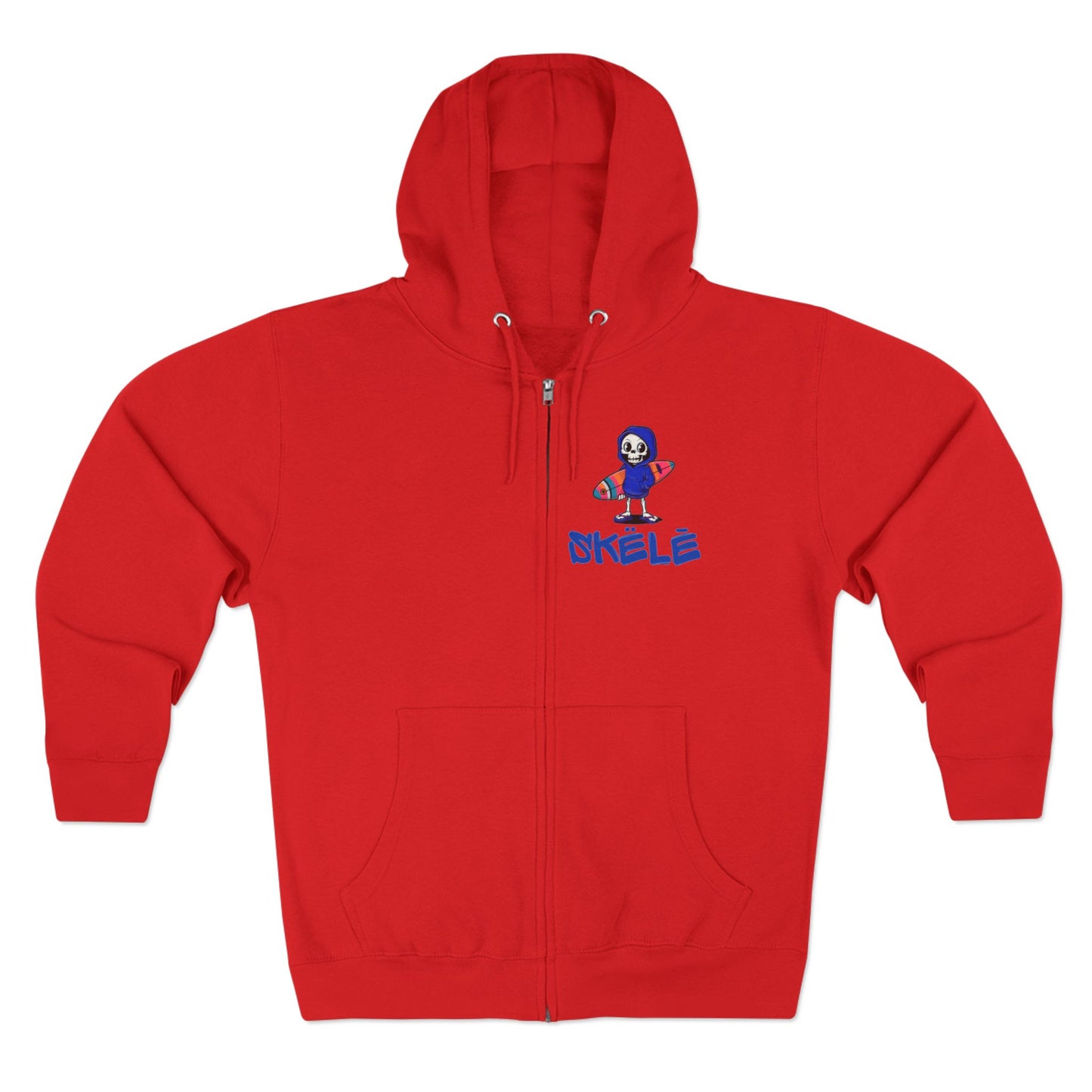 SKëLē Unisex Zip-Up Surfer Hoodie