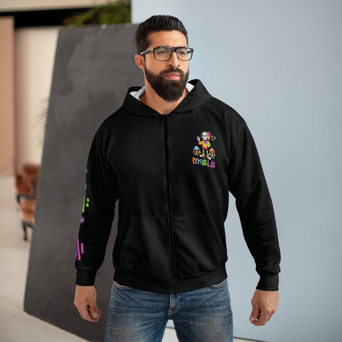 Unisex Zip Hoodie (AOP)