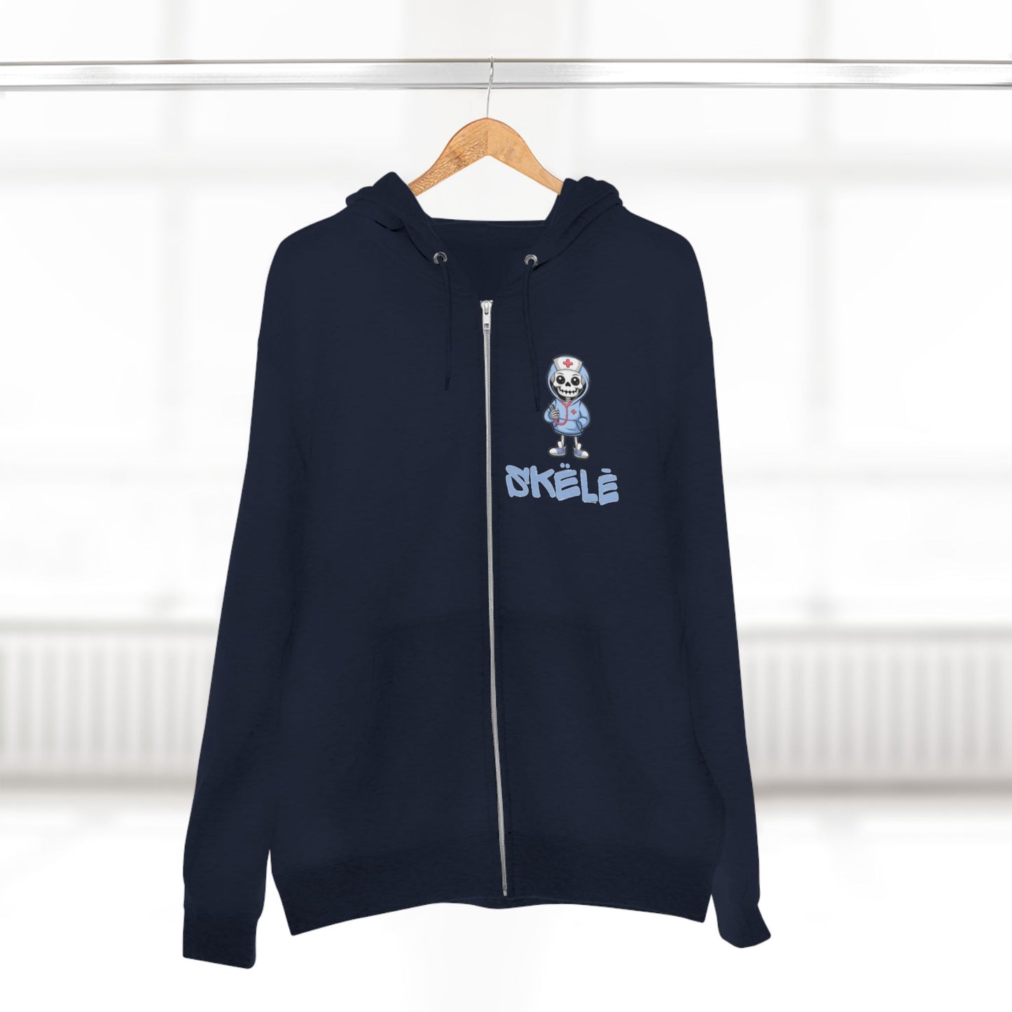 SKëLē Unisex Zip-Up Nurse Hoodie