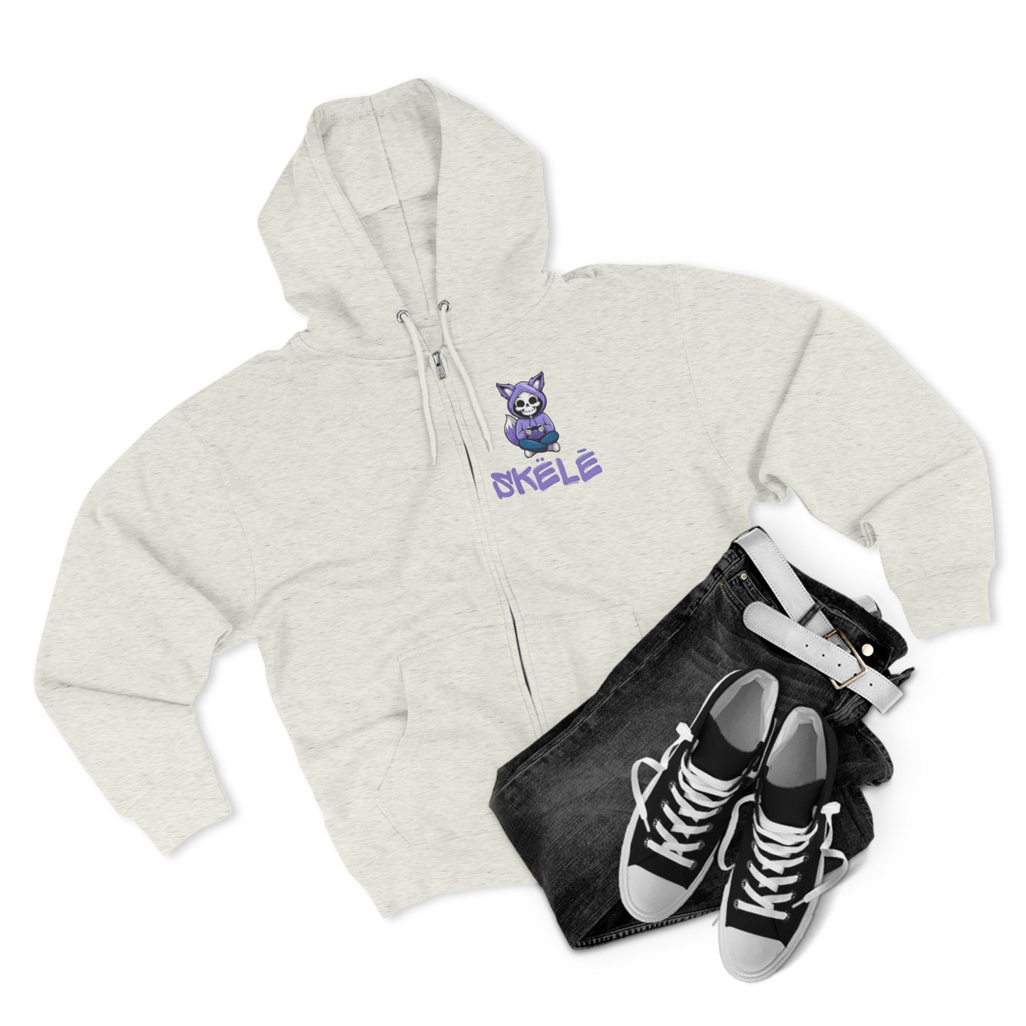 SKëLē Unisex Zip-Up Gamer Hoodie