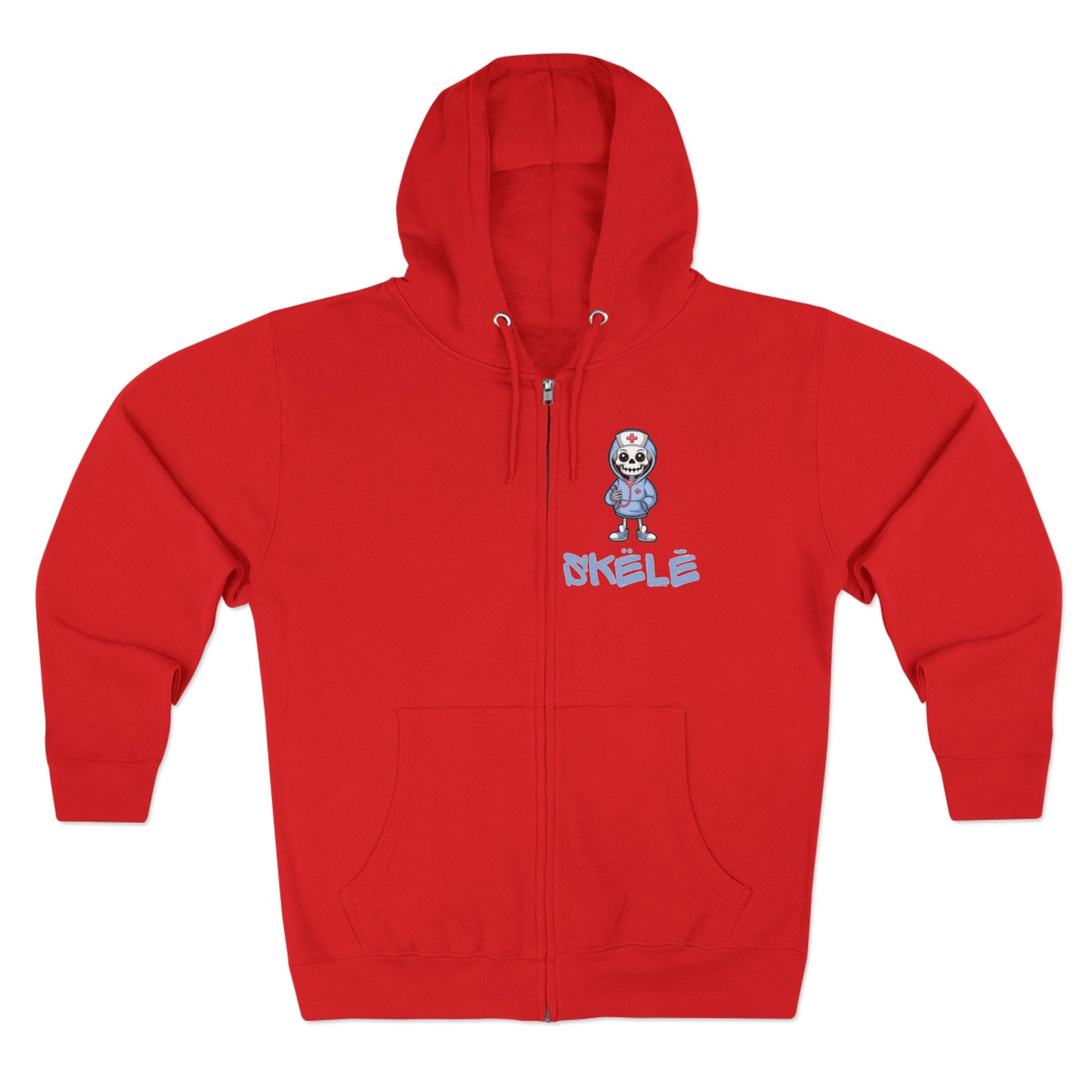 SKëLē Unisex Zip-Up Nurse Hoodie