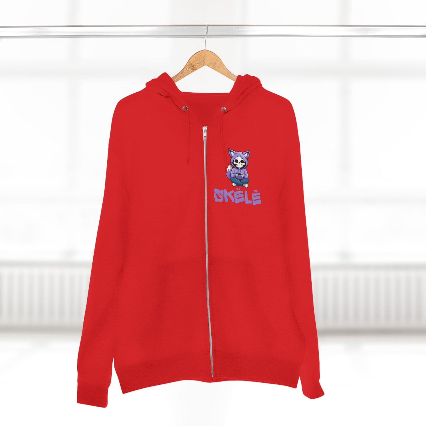 SKëLē Unisex Zip-Up Gamer Hoodie