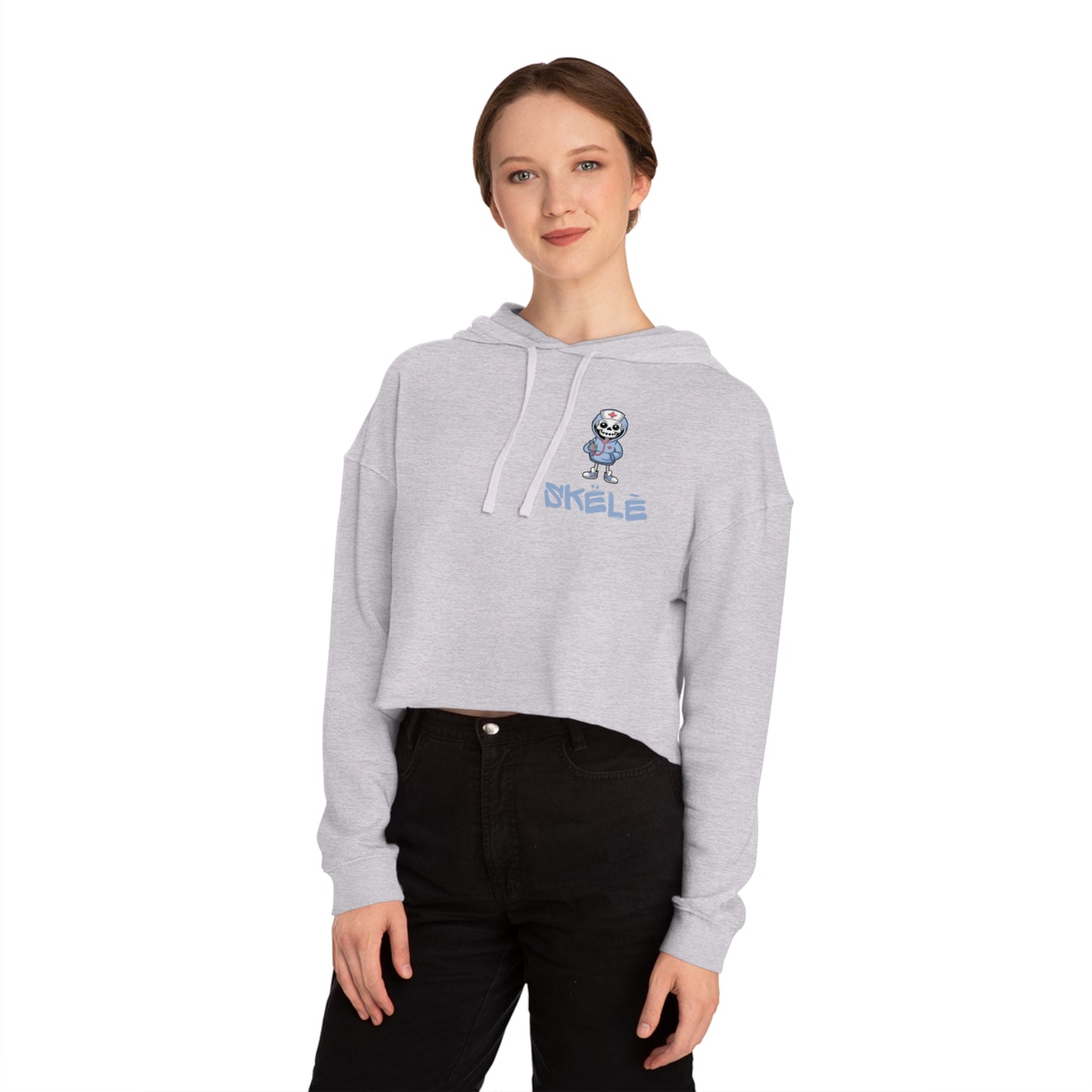 SKëLē Cropped Nurse Hoodie