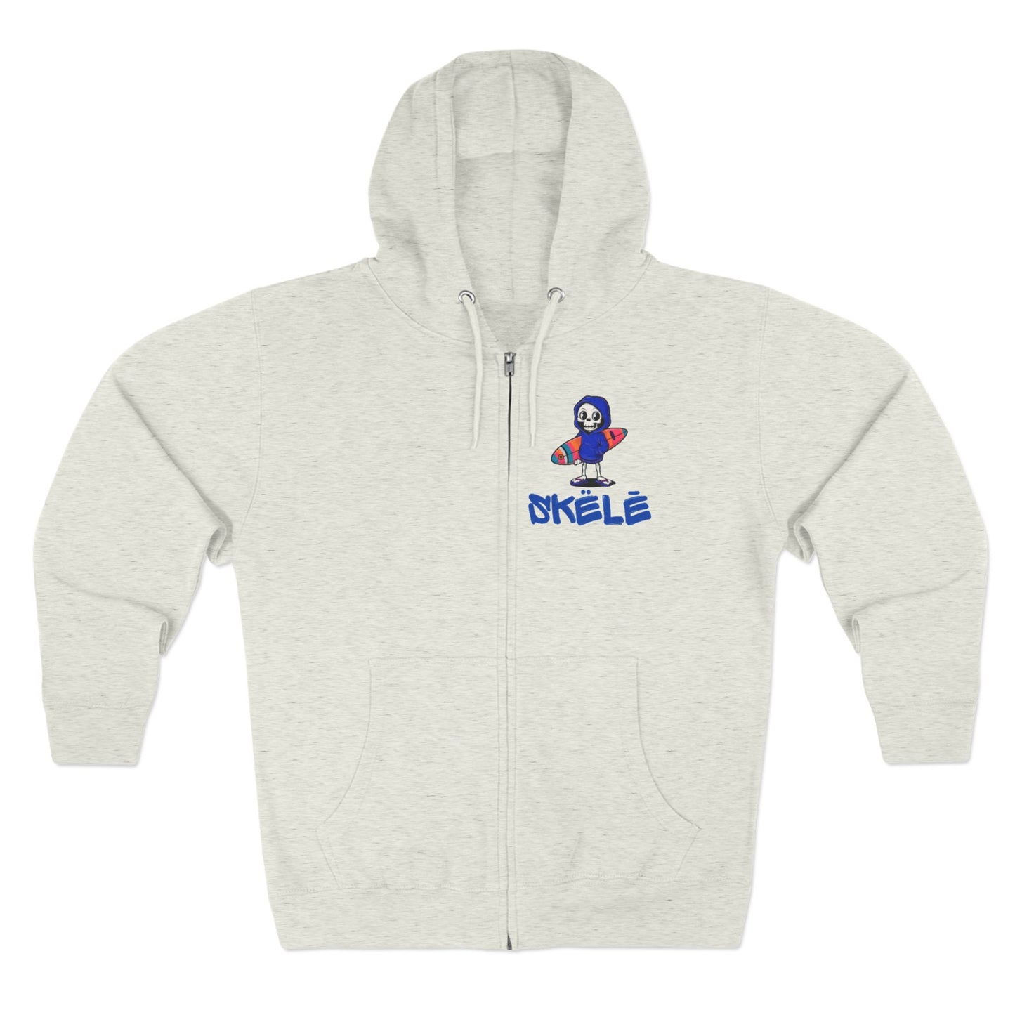 SKëLē Unisex Zip-Up Surfer Hoodie