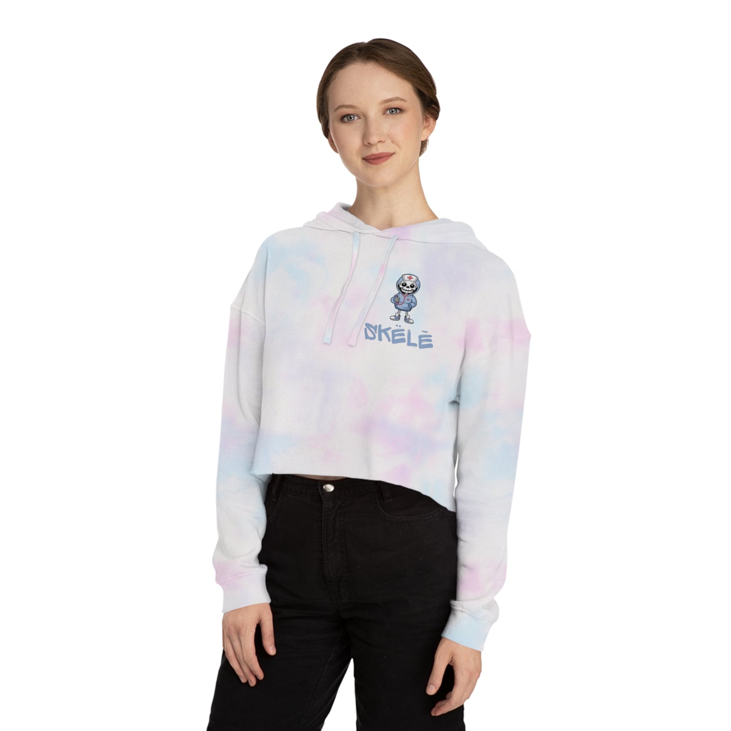 SKëLē Cropped Nurse Hoodie