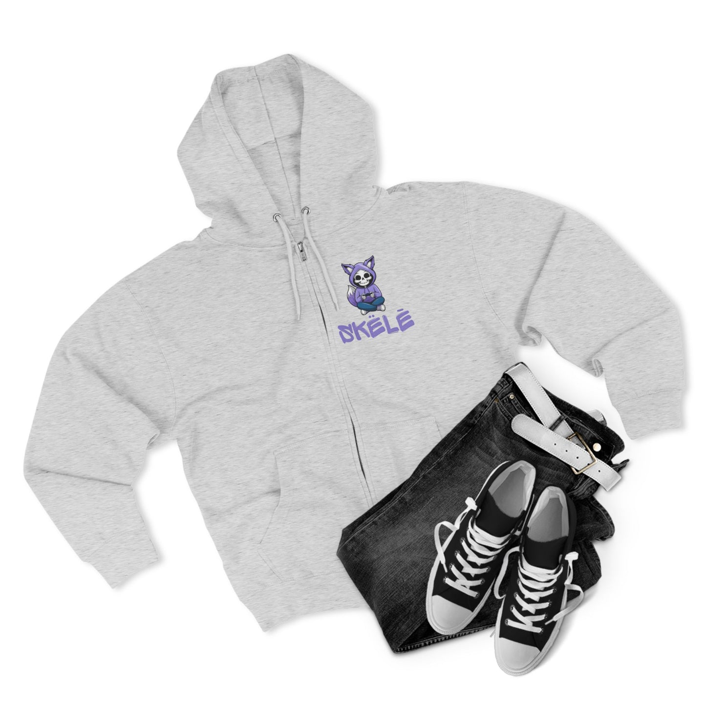 SKëLē Unisex Zip-Up Gamer Hoodie
