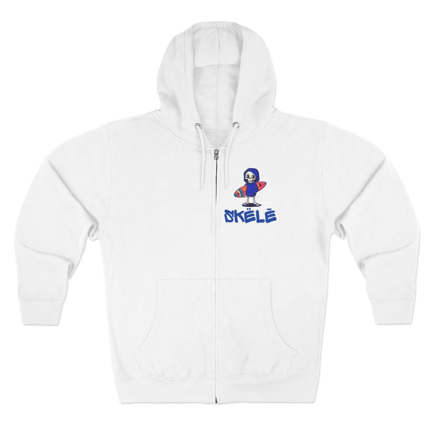 SKëLē Unisex Zip-Up Surfer Hoodie
