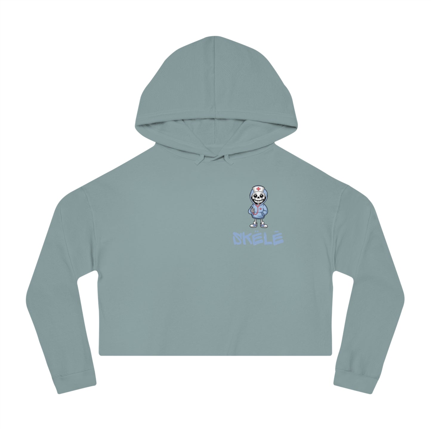SKëLē Cropped Nurse Hoodie