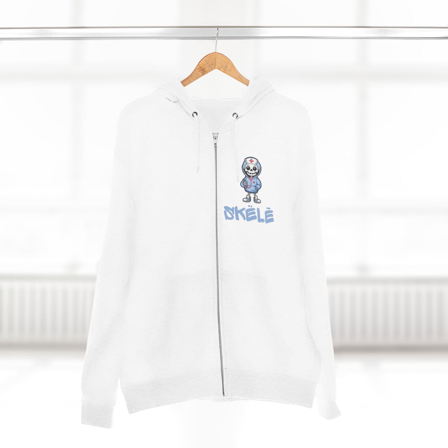 SKëLē Unisex Zip-Up Nurse Hoodie