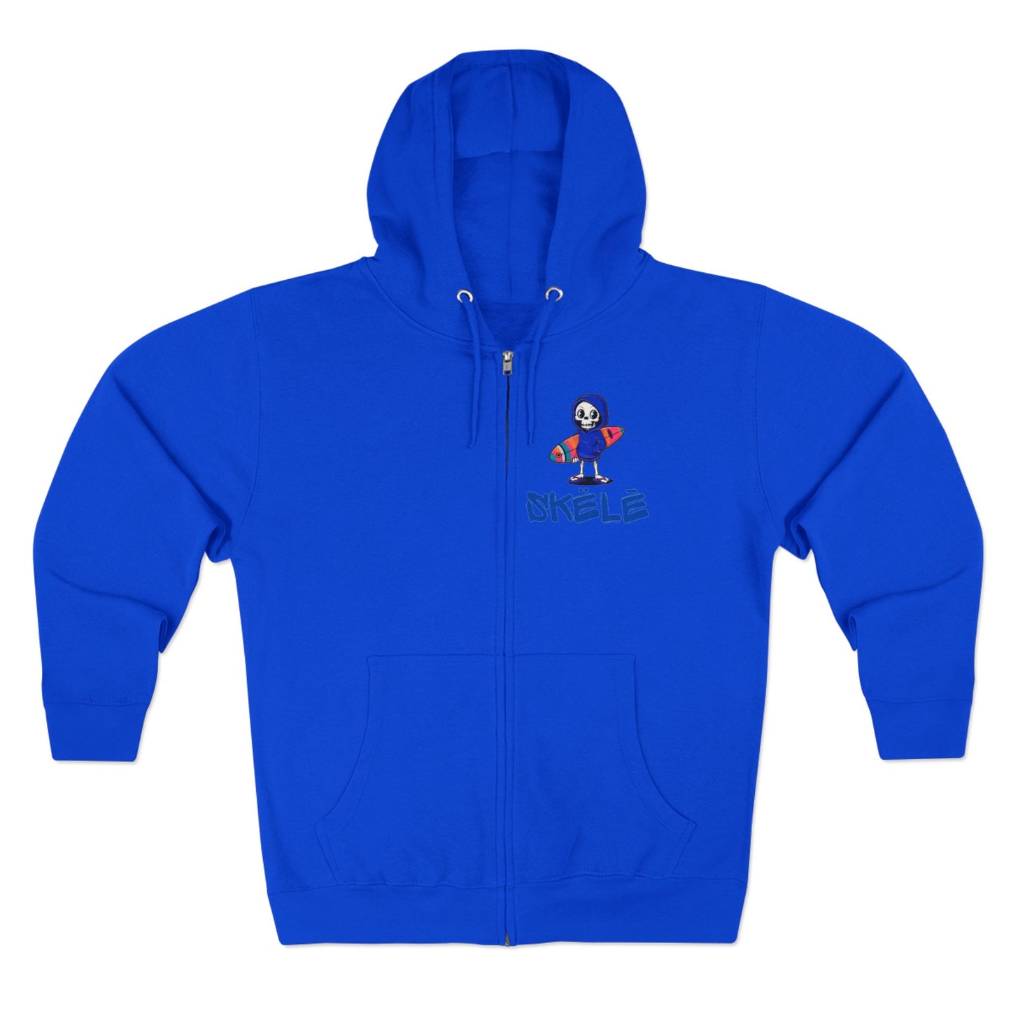 SKëLē Unisex Zip-Up Surfer Hoodie