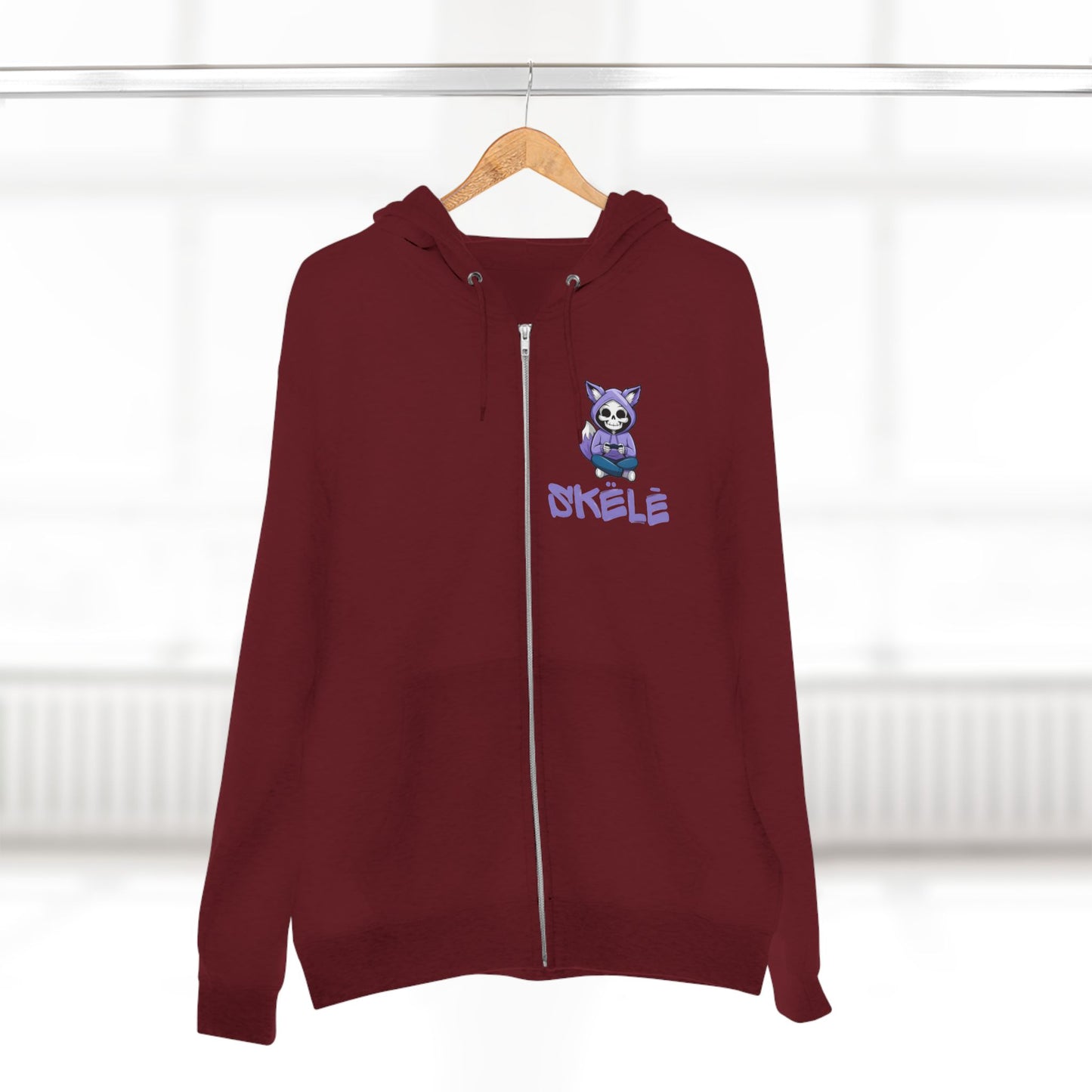 SKëLē Unisex Zip-Up Gamer Hoodie