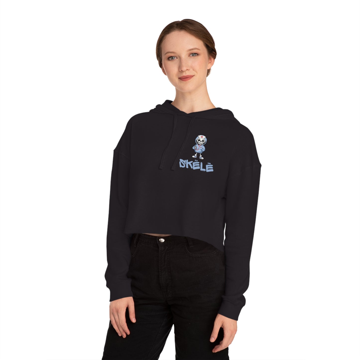 SKëLē Cropped Nurse Hoodie