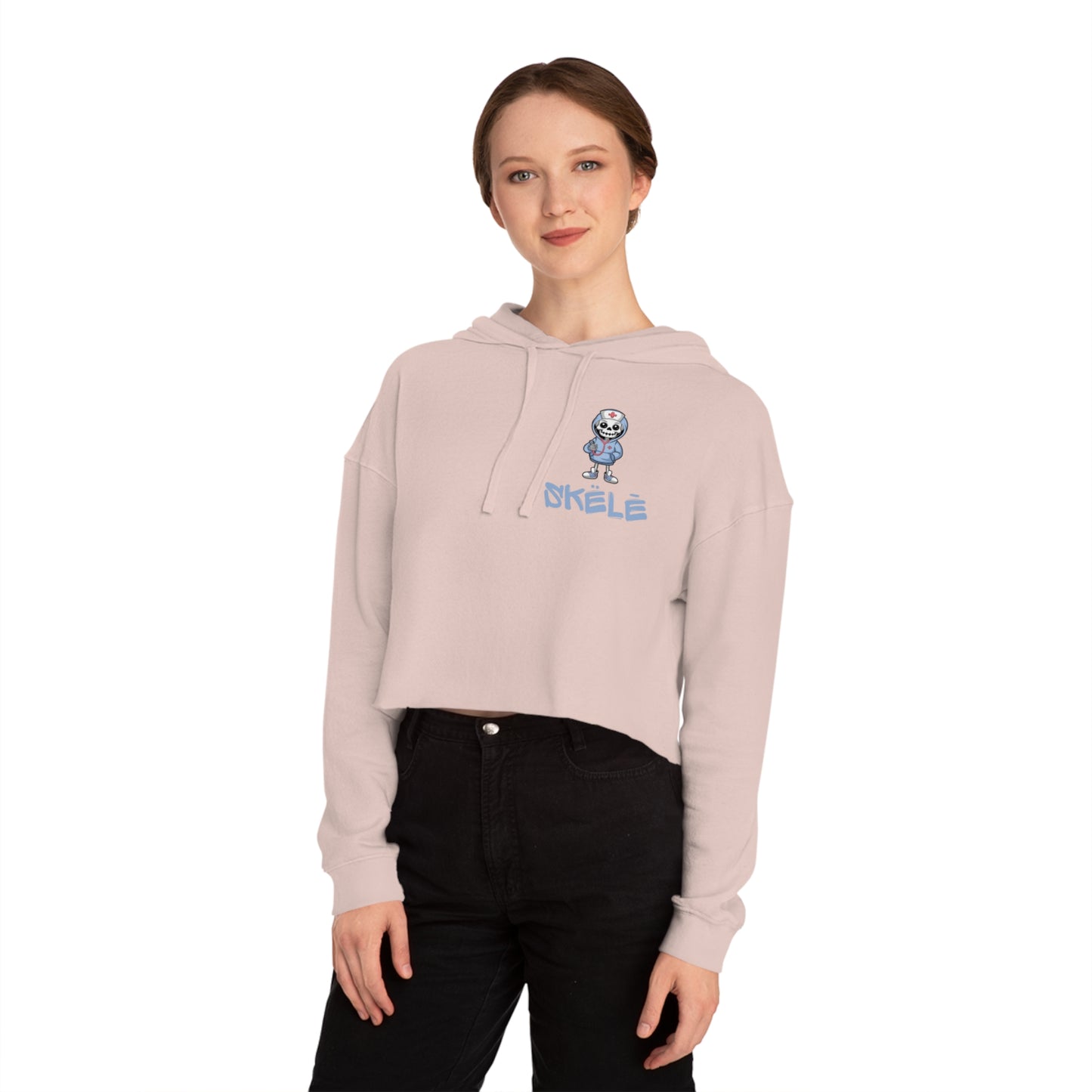 SKëLē Cropped Nurse Hoodie