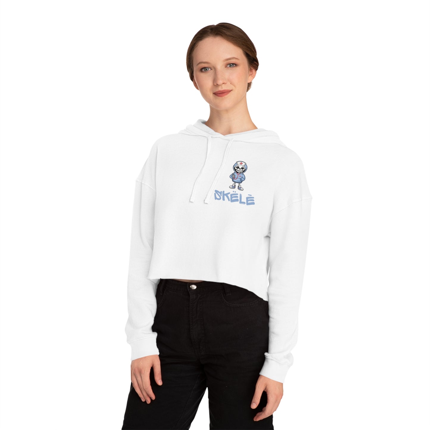 SKëLē Cropped Nurse Hoodie