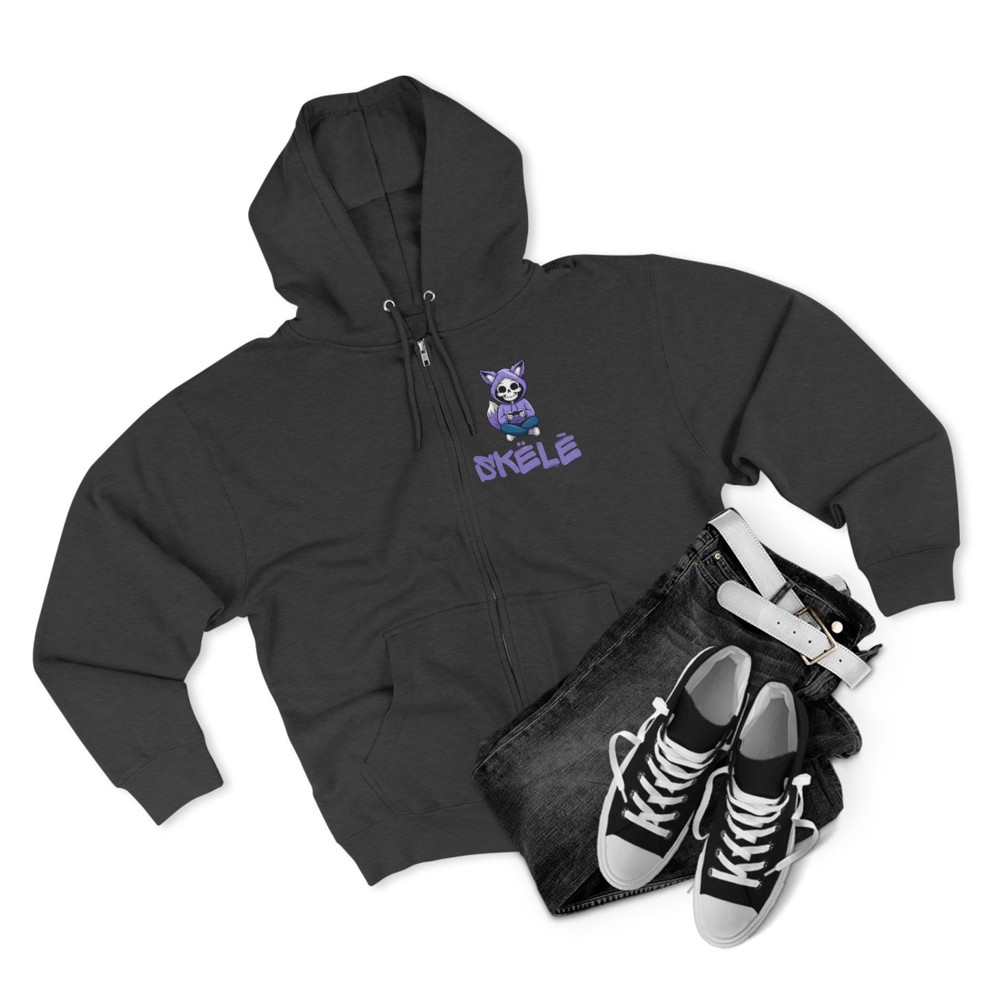 SKëLē Unisex Zip-Up Gamer Hoodie