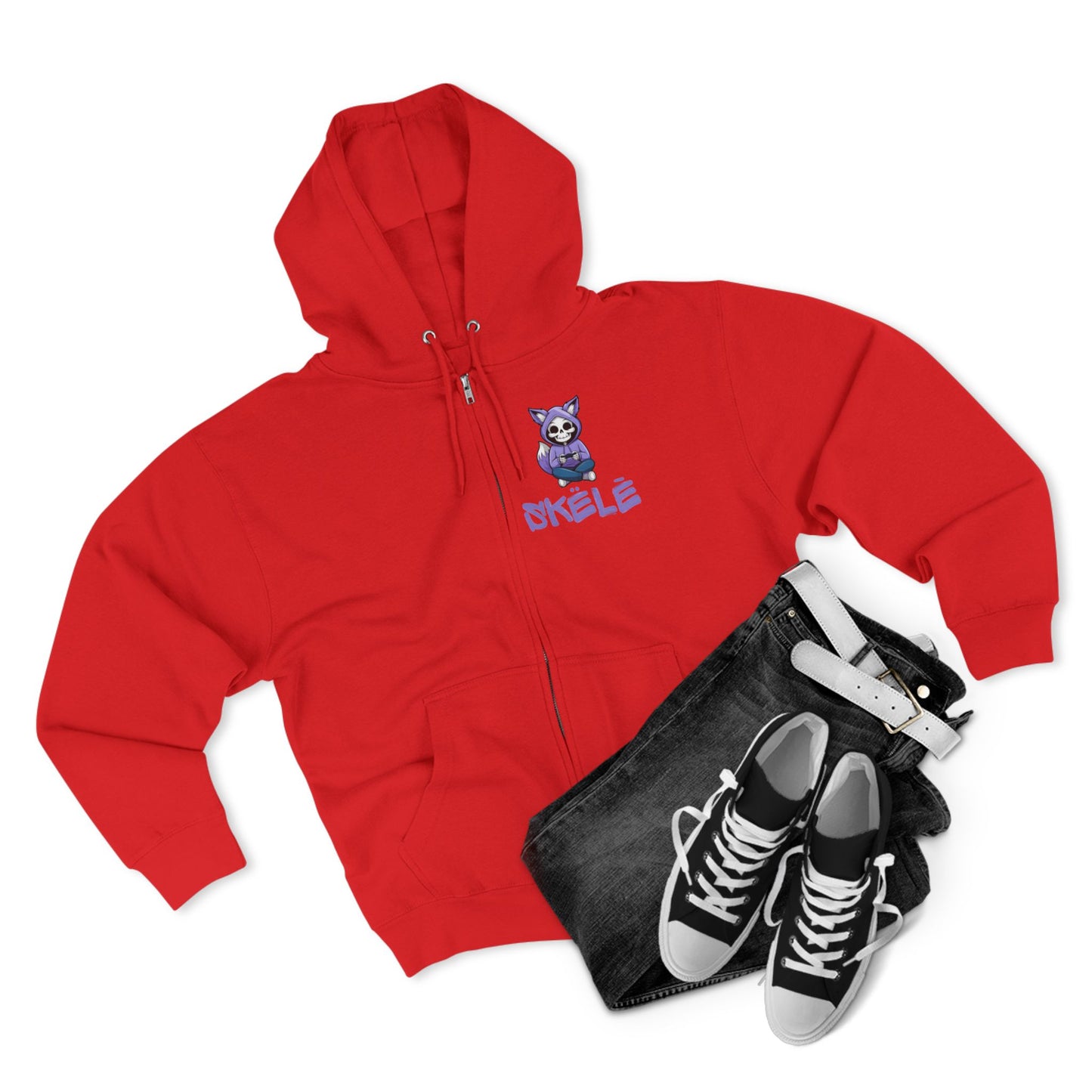 SKëLē Unisex Zip-Up Gamer Hoodie